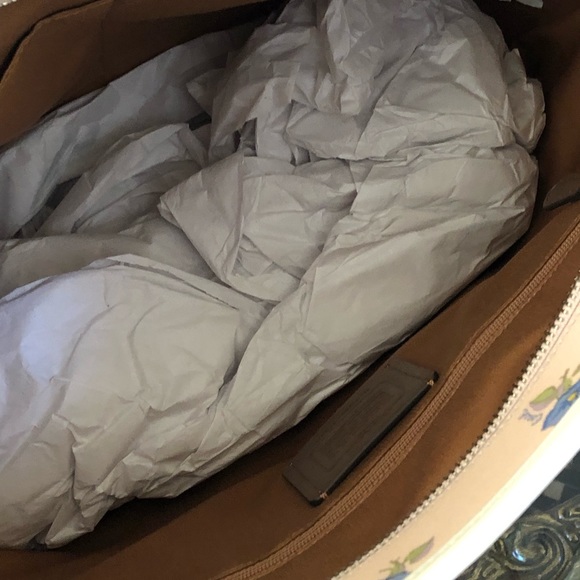 NWT Coach Floral Snow White Zip tote&wallet&pouch - Picture 4 of 8